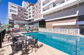 Terrazzo 401A - Apartamento 02 suítes - Acomoda até 05 pessoas - À poucos metros da praia de Bombas